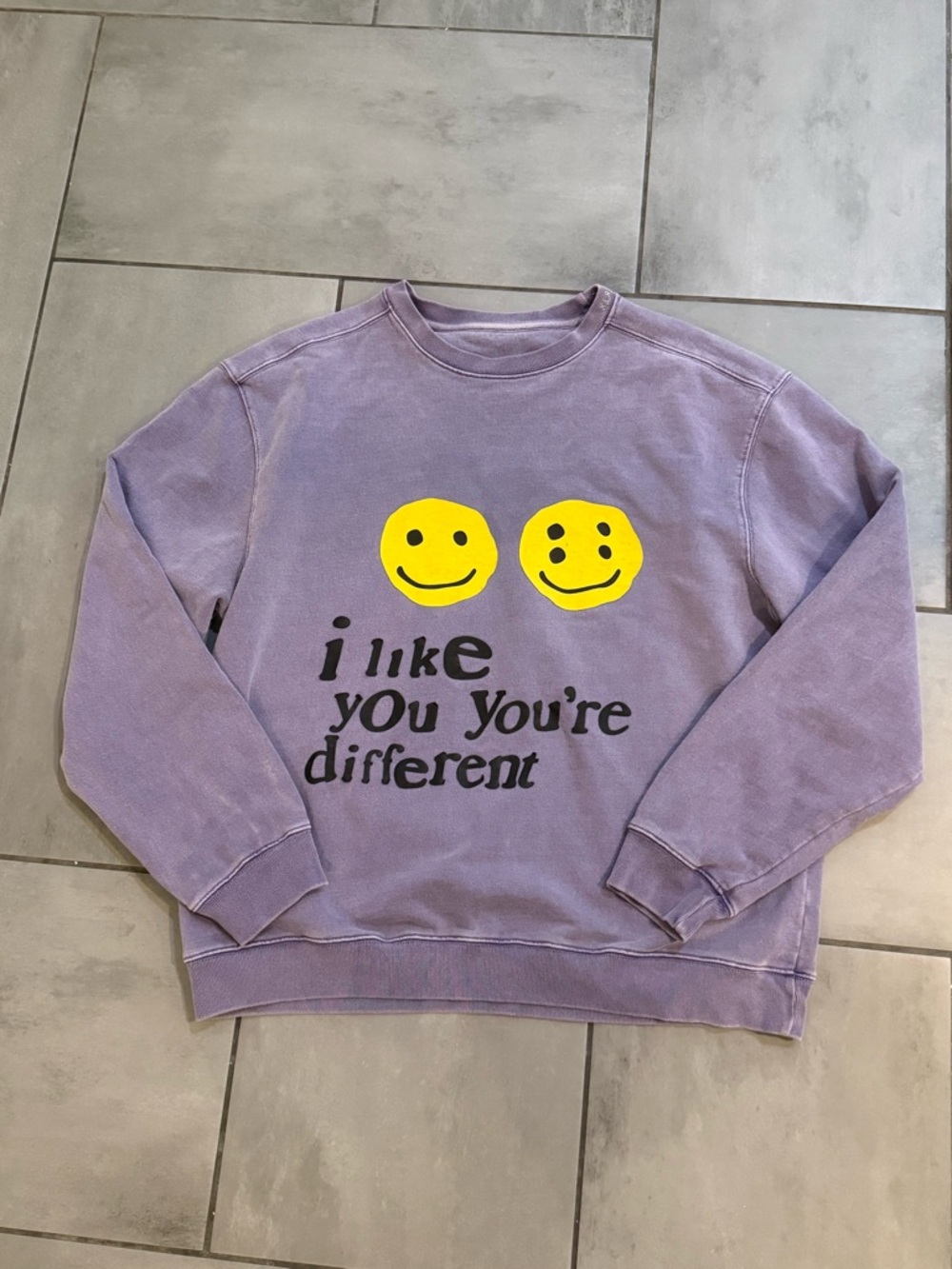 Cactus Plant Flea Market "I Like You You're Different" Crewneck Sweatshirt